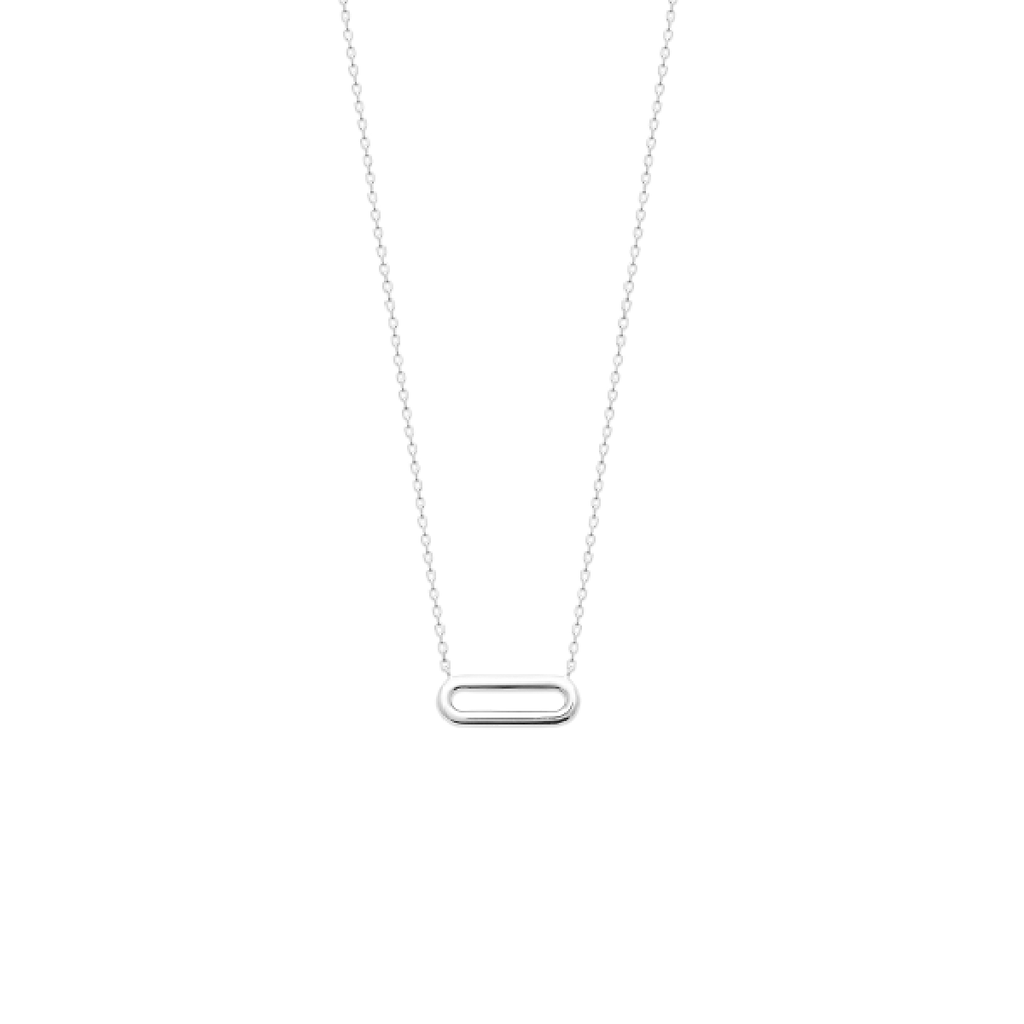 Mystigrey Mackenzie .925 Sterling Silver Plated Rhodium and 18K Gold Plated Necklace