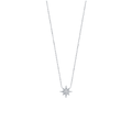 Mystigrey Polaris .925 Sterling Silver Plated Rhodium Necklace for Women with Cubic Zirconia