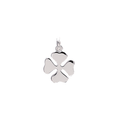 Mystigrey Clover .925 Sterling Silver Plated Rhodium and 18K Gold Plated Pendant