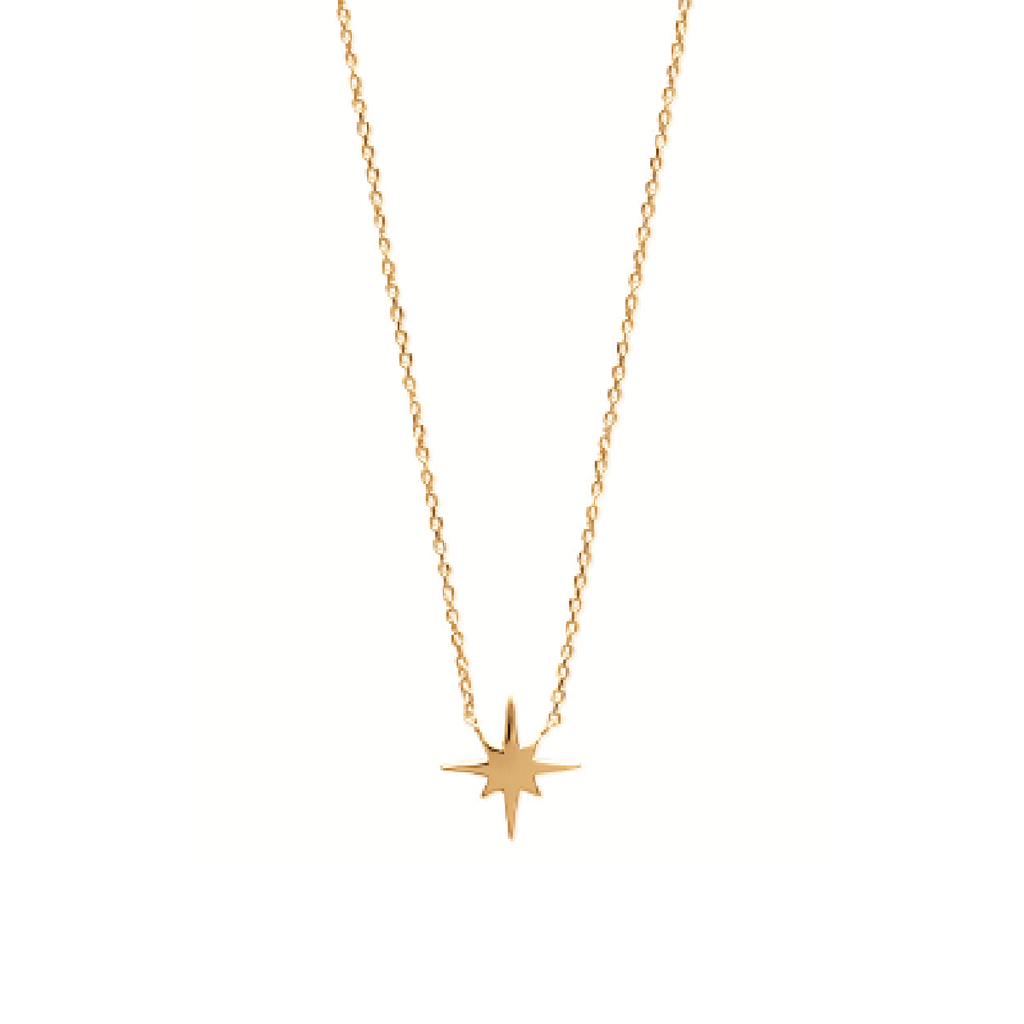 Mystigrey Polaris 18K Gold Plated  North Star Necklace for Women