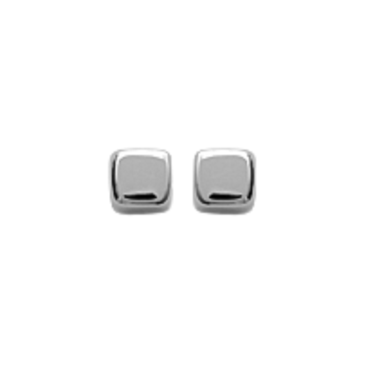 Brooke Square Stud Earrings in 925 Sterling Silver Plated Rhodium or 18K Gold Plated