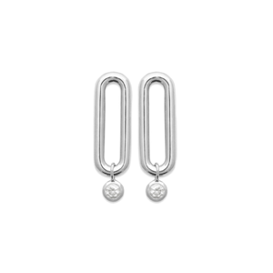 Mystigrey Mackenzie .925 Sterling Silver Plated Rhodium and 18K Gold Plated Stud Earrings for Women with Cubic Zirconia